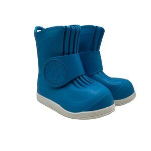Butler Overboot Kids Size 12 Blue Rain Boot Rubber USA Made Slip Resistant NEW